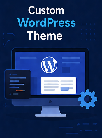 Custom WordPress theme created from a designer-led workflow