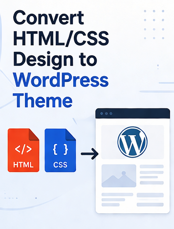 HTML/CSS design converted into a WordPress theme